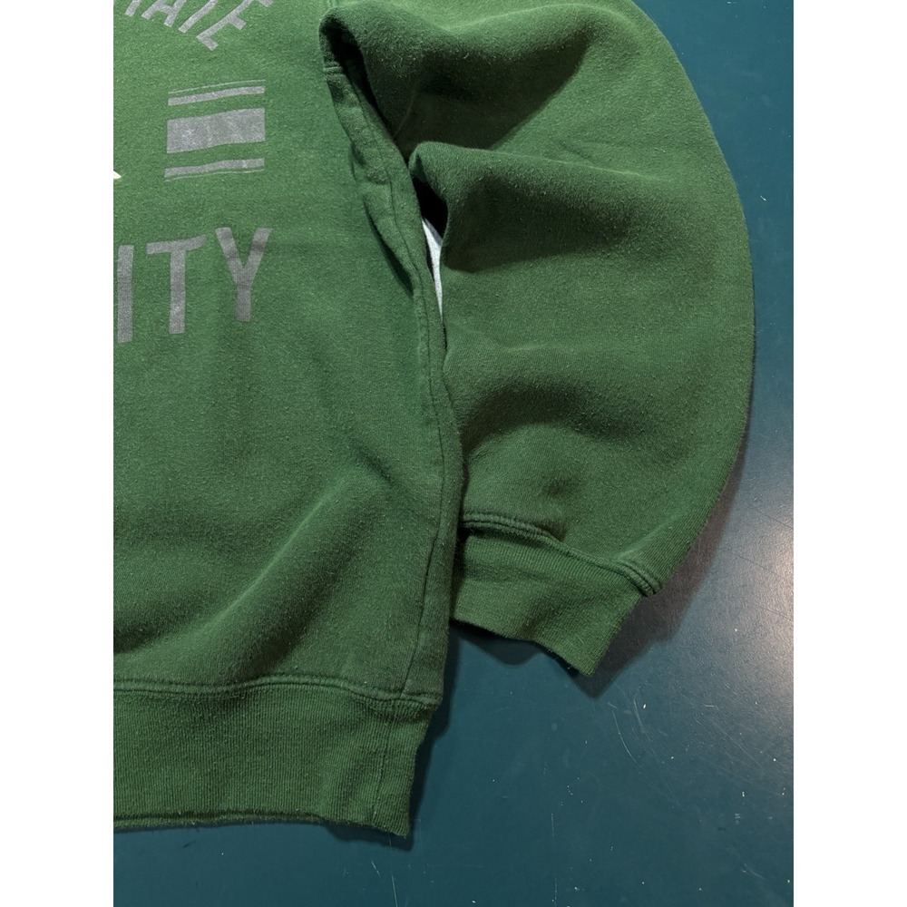 Vintage Michigan State Spartans Sweatshirt Men's Small Green Crewneck Pullover - Picture 4 of 8